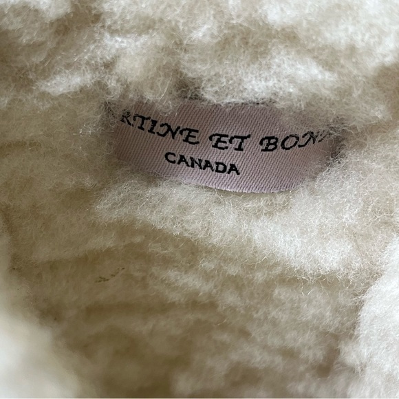 MARTINE ET BONAL Woman's Suede/Fur Sheepskin Lined Boots Size Large (W 8.5) - Picture 12 of 16